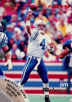Jim Harbaugh Indianapolis Colts 1996 Fleer NFL #61